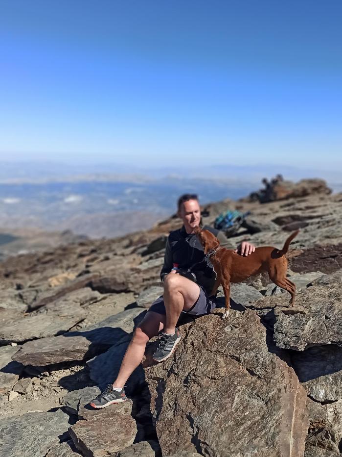 Reijer Staats beklimmen Pico Veleta