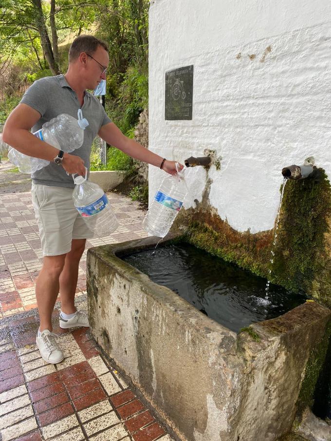 Natural water source in Dúrcal